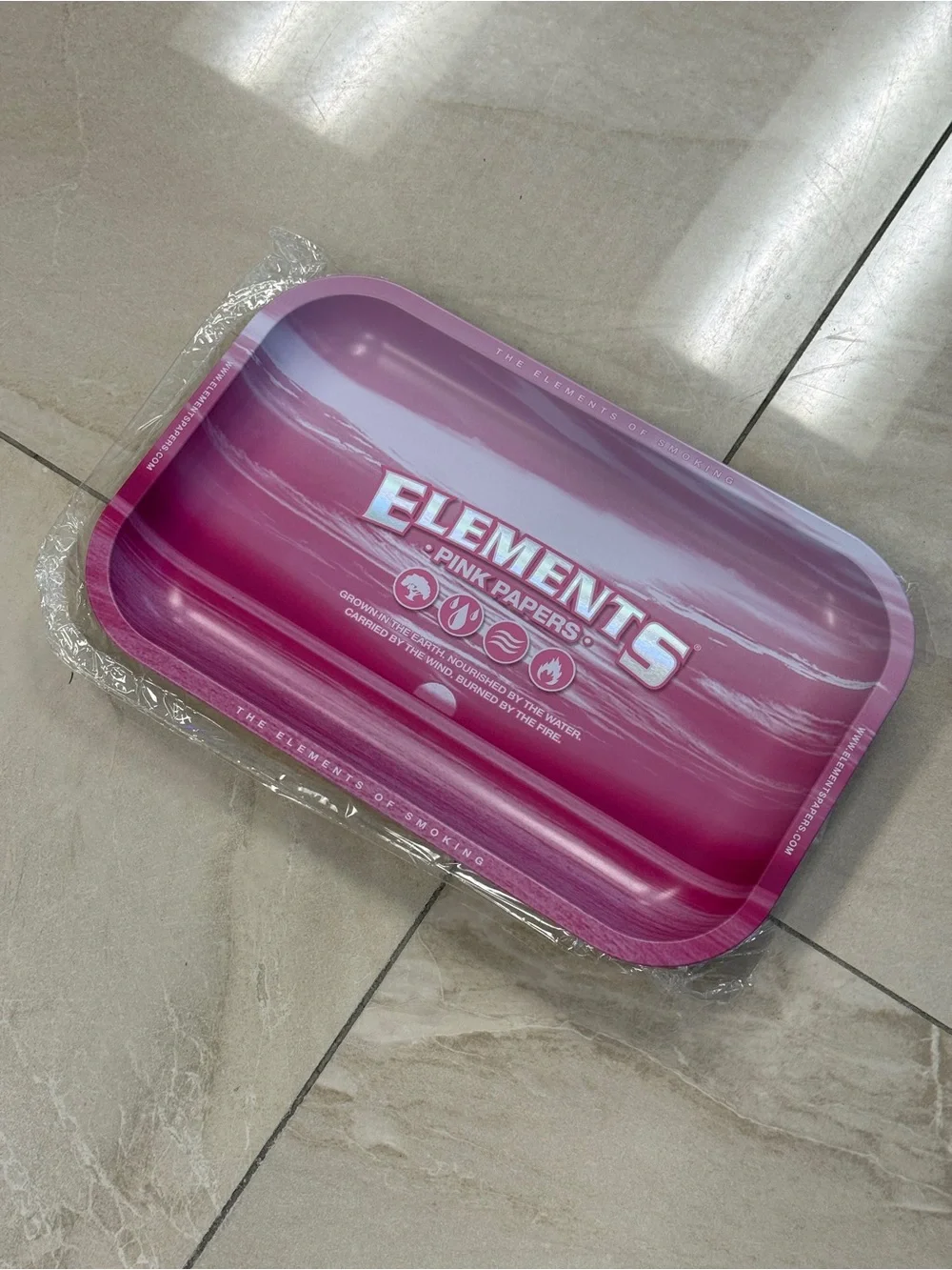 Elements Pink Tray
